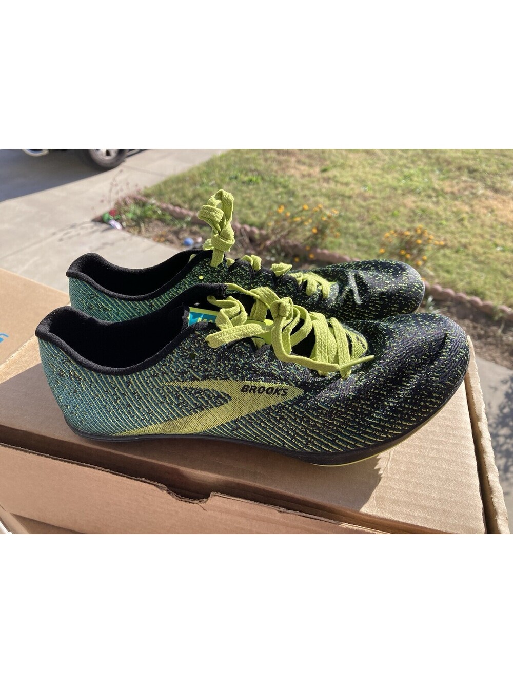 Brooks Mach 19 Spikeless Running Speed Mens Shoes 1103221D065 Size 6D New $90